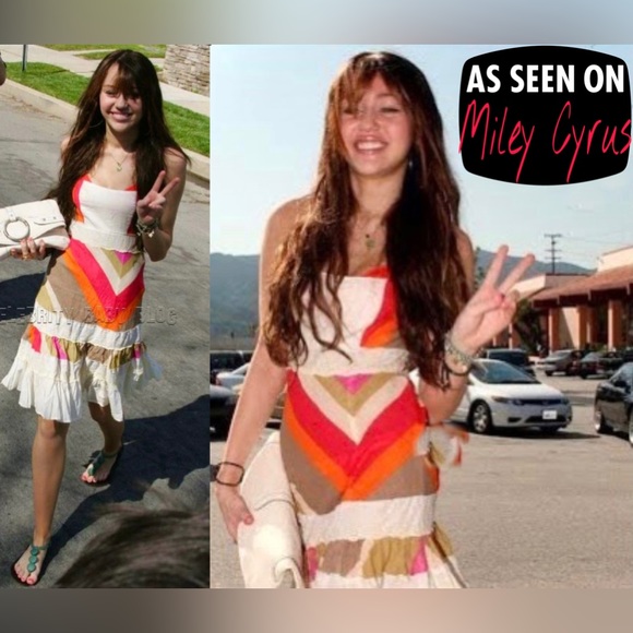 FREE PEOPLE "Taste The Rainbow" Dress - Tropical Punch Combo- Size 6, EUC - Picture 3 of 15